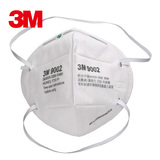 3M口罩9002 防颗粒物口罩 防尘防雾霾口罩 头戴一次性折叠式口罩