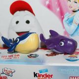健达奇趣蛋里小玩具全新 蓝鲸 紫鲨单件玩具 摆件小巧迷你 可爱
