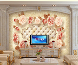 欧式立体浮雕大理石花纹3D壁画电视背景墙纸客厅沙发墙壁纸