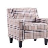 c新中式实木客厅沙发椅 简约椅样板房休闲单人沙发椅家具