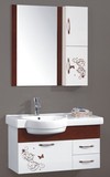 现代新款简约PVC卫浴柜组合小户型洗脸洗漱台洗手盆卫生间挂式