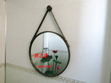 特价欧式铁艺镜子美容院化妆镜椭圆形镜子卫生间镜子壁挂式浴室镜