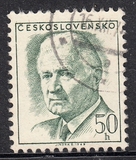 捷克斯洛伐克信销邮票 1970年 斯沃博达总统 2-1