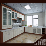 橱柜定做南京家具定制欧洲派不锈钢石英石台面整体橱柜防潮易打理