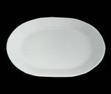 美国康宁耐热玻璃餐具 纯白色 大椭圆鱼盘（611）专柜正品