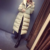 2015韩版女款棉衣外套大码女装新品冬天中长款加厚简约羽绒棉服潮