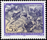 奥地利邮票1986年 建筑 圣.格罗尔德教区 1全雕刻版全品