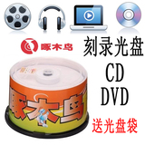 啄木鸟正品CD光盘VCD光盘MP3刻录光盘DVD空白盘光碟 数据盘 10片