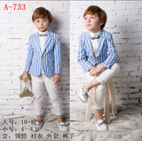 儿童摄影服装2015新款男童大男孩批发韩式影楼儿童服装拍照A-733
