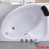 浴缸三角形 扇形亚克力浴缸靠墙型浴盆可嵌入式1.2 1.3宽1米包邮