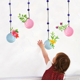 可爱气球卡通墙贴画可移除贴纸儿童房客厅卧室装饰背景墙壁贴壁纸