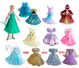 现货Disney迪士尼美国正品代购童装女童迪士尼公主节日礼服裙子