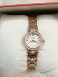现货美国代购Kate spade 1YRU0724玫瑰金水钻不锈钢女士手表