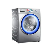 海尔滚筒洗衣机XQG120-HBDX14696LHU二代水晶12公斤 直驱变频烘干