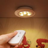 拍拍灯创意不插电带开关壁灯充电池遥控触摸橱柜衣柜灯LED小夜灯