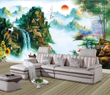 无缝墙布大型壁画按需定制电视背景客厅沙发壁纸墙画壁布欧式油画