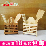 竹子筷笼沥水筷子筒竹筷笼创意分格筷子笼收纳盒筷子架厨房置物架