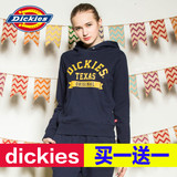Dickies2016春季新款女装长袖连帽套头卫衣女士外套潮161W30WD25