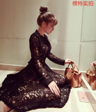 一件包邮2016春季新款韩版时尚夜店女装潮流衣服蕾丝性感连衣裙子
