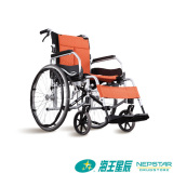 康扬 KM-8520 铝合金手动轮椅车 老年老人折叠车残疾人轻便轮椅