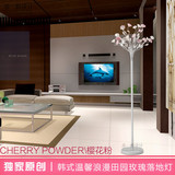 韩式田园玫瑰花落地灯北欧宜家创意树形花形客厅卧室LED立式台灯