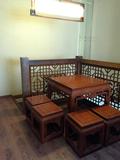缅甸花梨木八仙桌方桌椅 红木实木明式古典餐桌饭桌棋牌 二手家具
