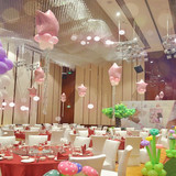 公司周年庆典专卖店活动婚礼婚庆用品五角星铝膜气球装饰布置批发