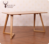 日式大餐桌白橡全实木宜家时尚四人餐桌环保小户型实用桌六人