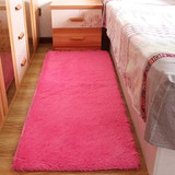 包邮灰色门厅纯色大红色绒毛门口垫飘窗客厅地毯床边毯脚垫门前垫