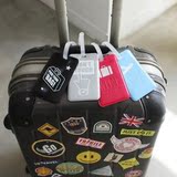 韩国正品knock 旅行箱挂件信息牌 亮漆面行李牌 MY LUGGAGE TAG