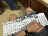 腹灵GT104 背光游戏机械键盘 104键 黑轴