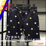 gxg.jeans男装2016夏季新品#62622212 藏青白花休闲短裤正品代购