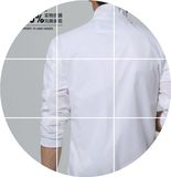 2016夏季新款夹克男薄款中年加大码修身韩版潮外套立领白色防晒服