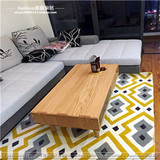 特价个性简约现代黄色菱形方块卧室茶几沙发客厅床边简欧创意地毯