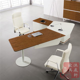 新款创意烤漆老板桌办公桌个性大班台主管桌时尚现代简约经理桌椅