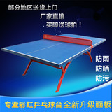 室外标准乒乓球台 包邮家用双云室内户外折叠两用球桌SMC国标球案