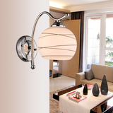 特价led现代简约大气单双头客厅墙壁灯卧室床头灯创意可旋转灯具