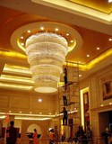 酒店工程灯大型工程吊灯非标定做厂家水晶大堂灯豪华水晶灯订做