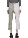 美国代购 Thom Browne/桑姆-布郎尼 男士Funmix 灰色超薄款裤子