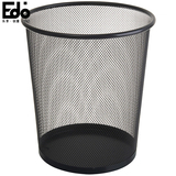 【天猫超市】edo金属网面垃圾桶纸篓杂物桶收纳桶清洁桶随机色