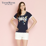 预售Teenie Weenie小熊16夏季新品商场同款女装T恤TTRW62402A