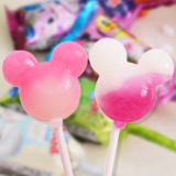 日本进口糖果 固力果格力高迪斯尼米奇头棒棒糖水果味10g/新包装