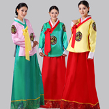 仙谷丽堡古装韩服朝鲜民族图案舞蹈服装传统韩国服女大长今演出服