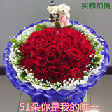 百合红玫瑰鲜花束郑州鲜花同城速递圣诞节玫瑰花表白生日送爱人