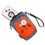 桔椰猫杂物包 新款女式原创小包手机包迷你包帆布包零钱包手机袋