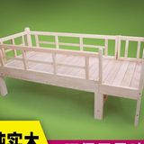 可以加长的婴儿床实木无漆婴儿床拼接大床可加长变儿童木头婴儿床