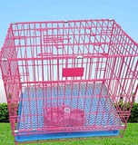灯光展示笼 304不锈钢狗笼定做 钢化玻璃展示笼 宠物店寄养笼