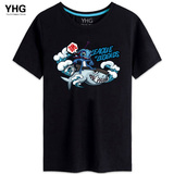 YHG短袖T恤 男士 夏装LOL 英雄联盟小鱼人T恤 半袖衣服Q版体恤衫