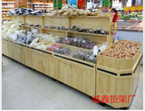 定做糖果展柜超市货架 木质实木水果展示架货柜 零食干果展示柜