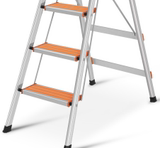 cp家用梯子折叠加厚四步梯防滑踏板工程梯移动楼梯伸缩人字梯子